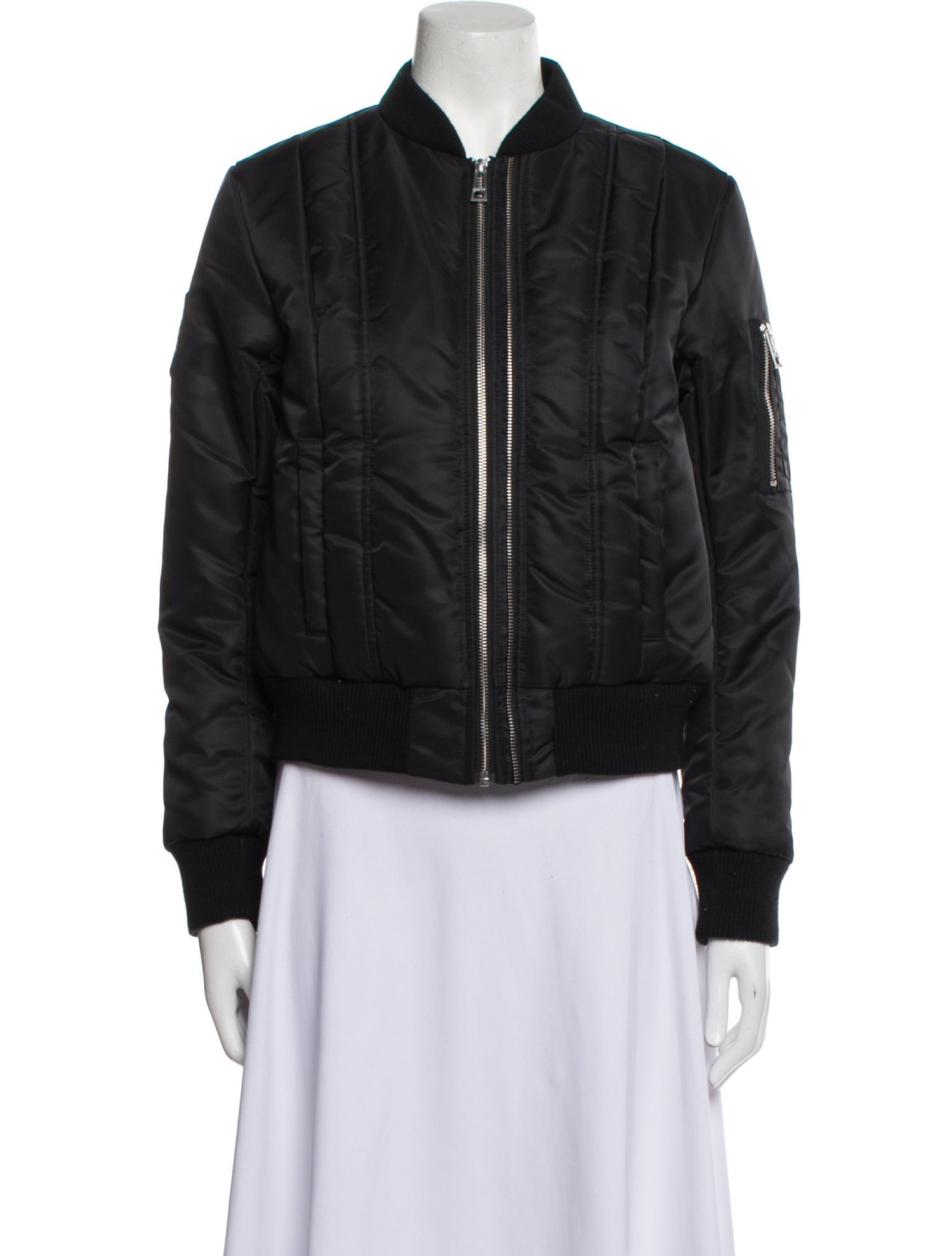 Zadig & Voltaire Nylon Bomber Jacket