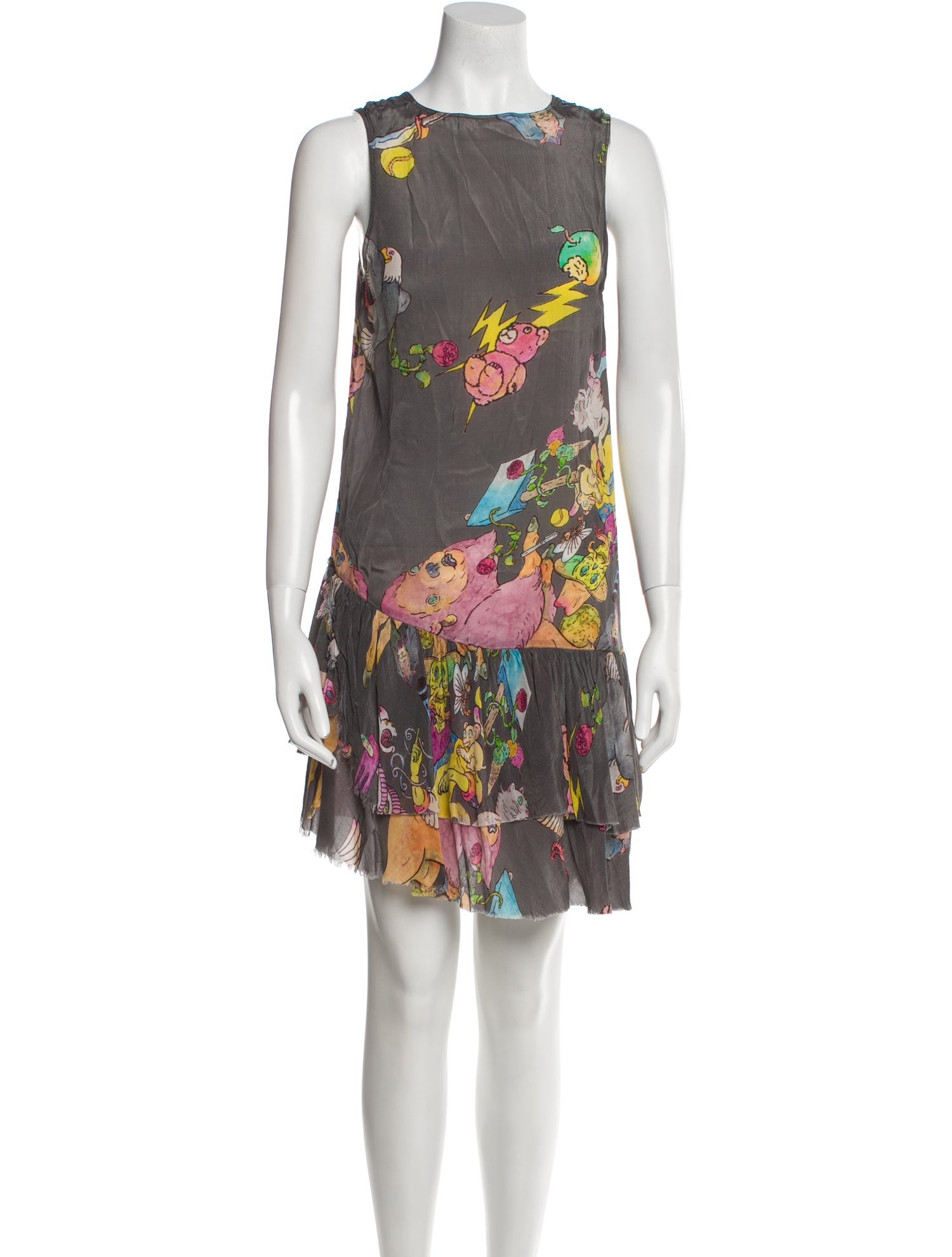 Zadig & Voltaire Floral Print Mini Dress