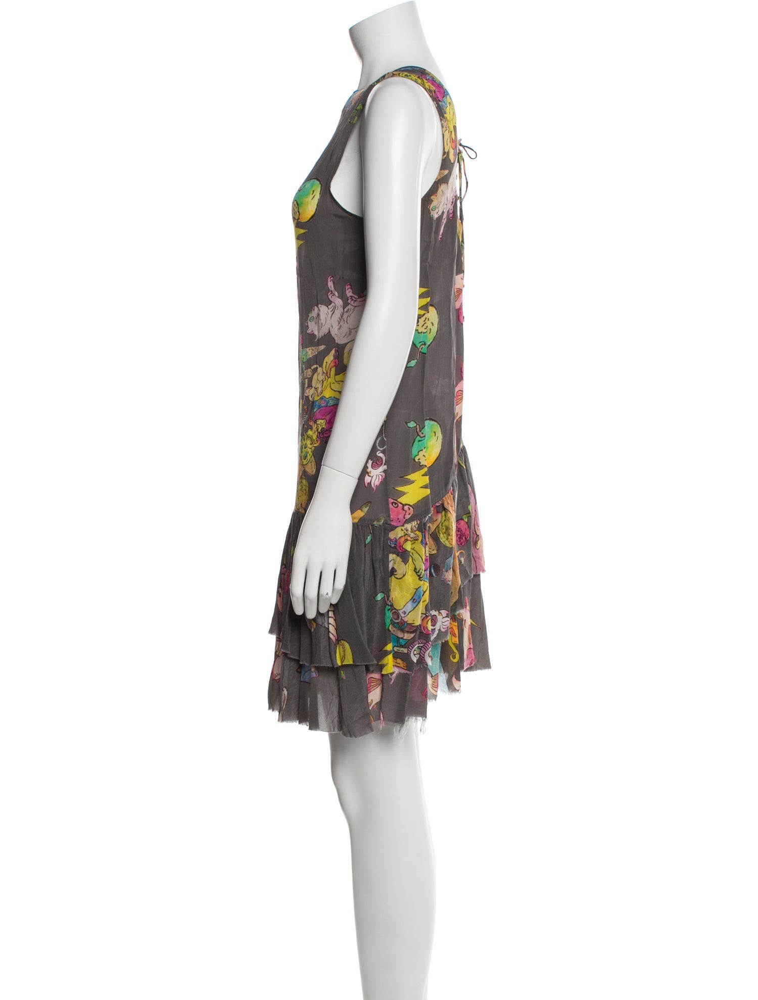 Zadig & Voltaire Floral Print Mini Dress