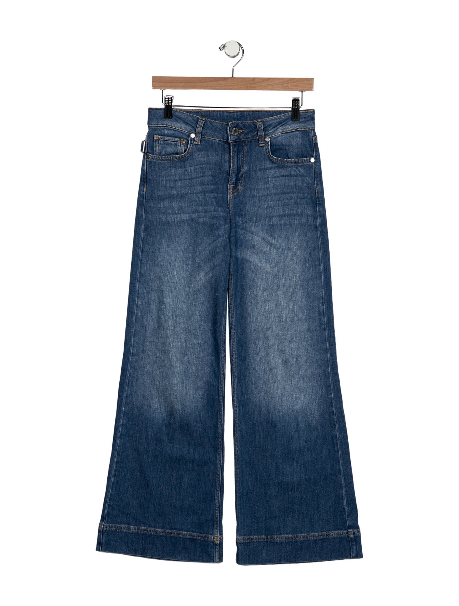 Zadig & Voltaire Mid-Rise Wide Leg Jeans