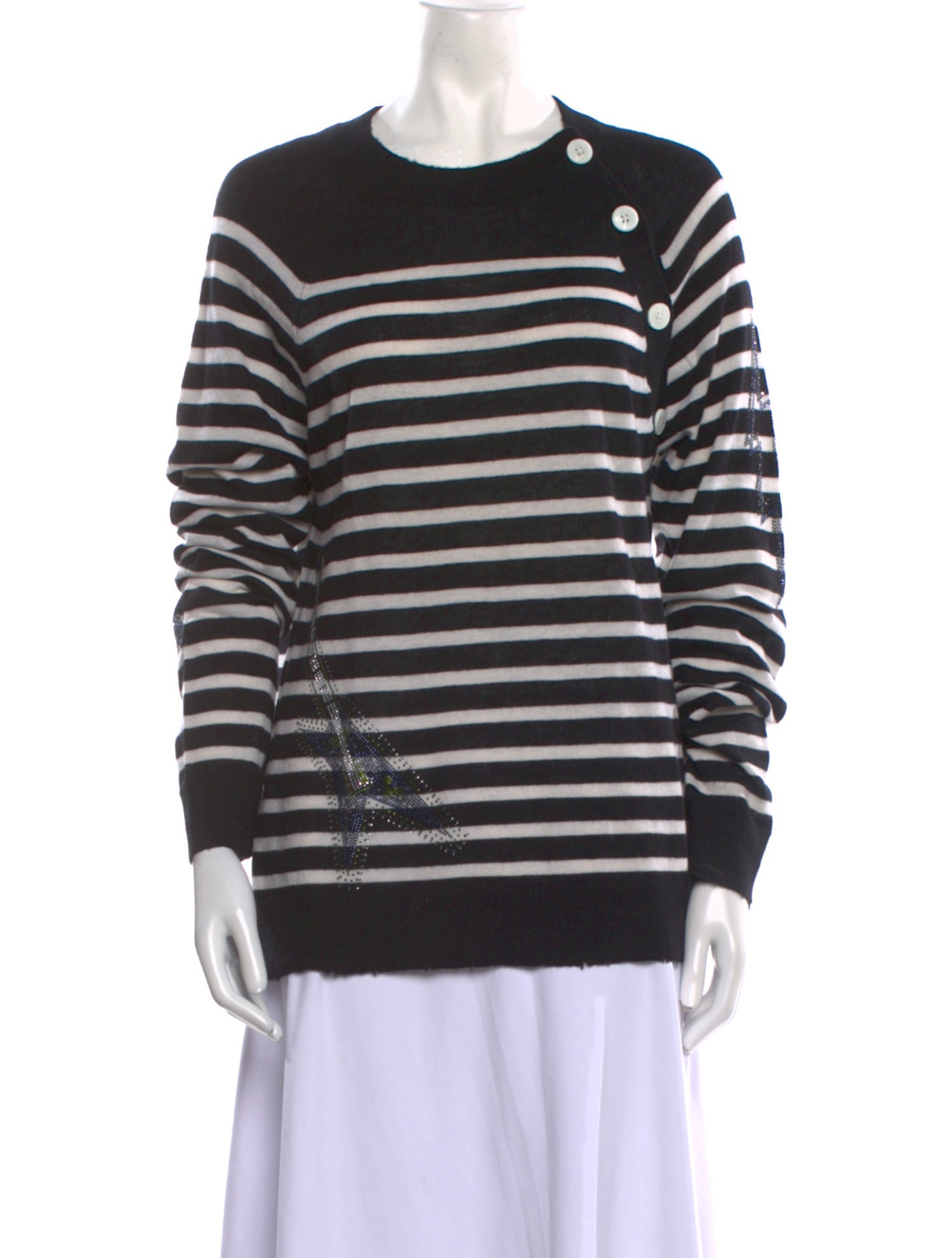 Zadig & Voltaire Cashmere Striped Sweater