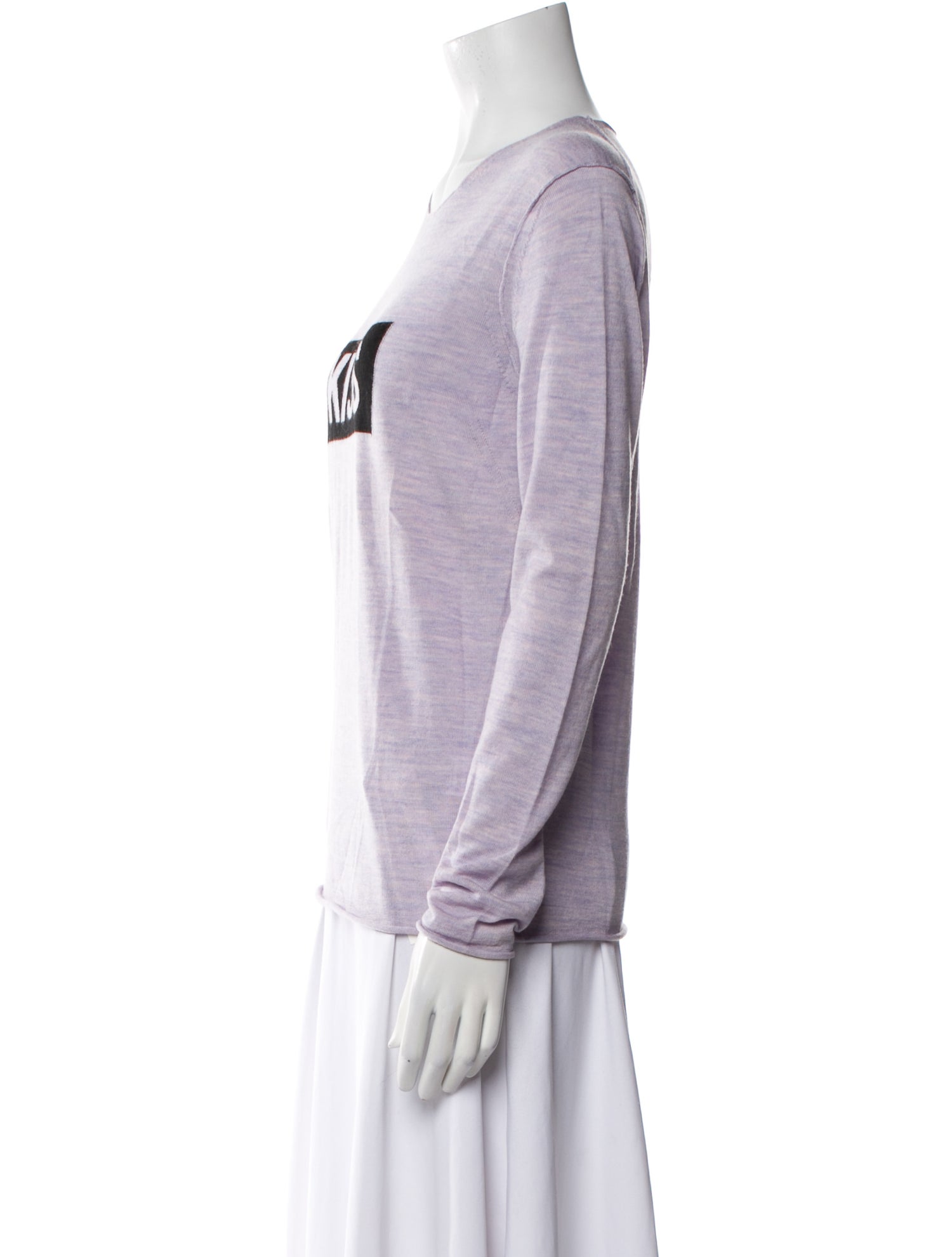 Zadig & Voltaire Merino Wool Graphic Print Sweater