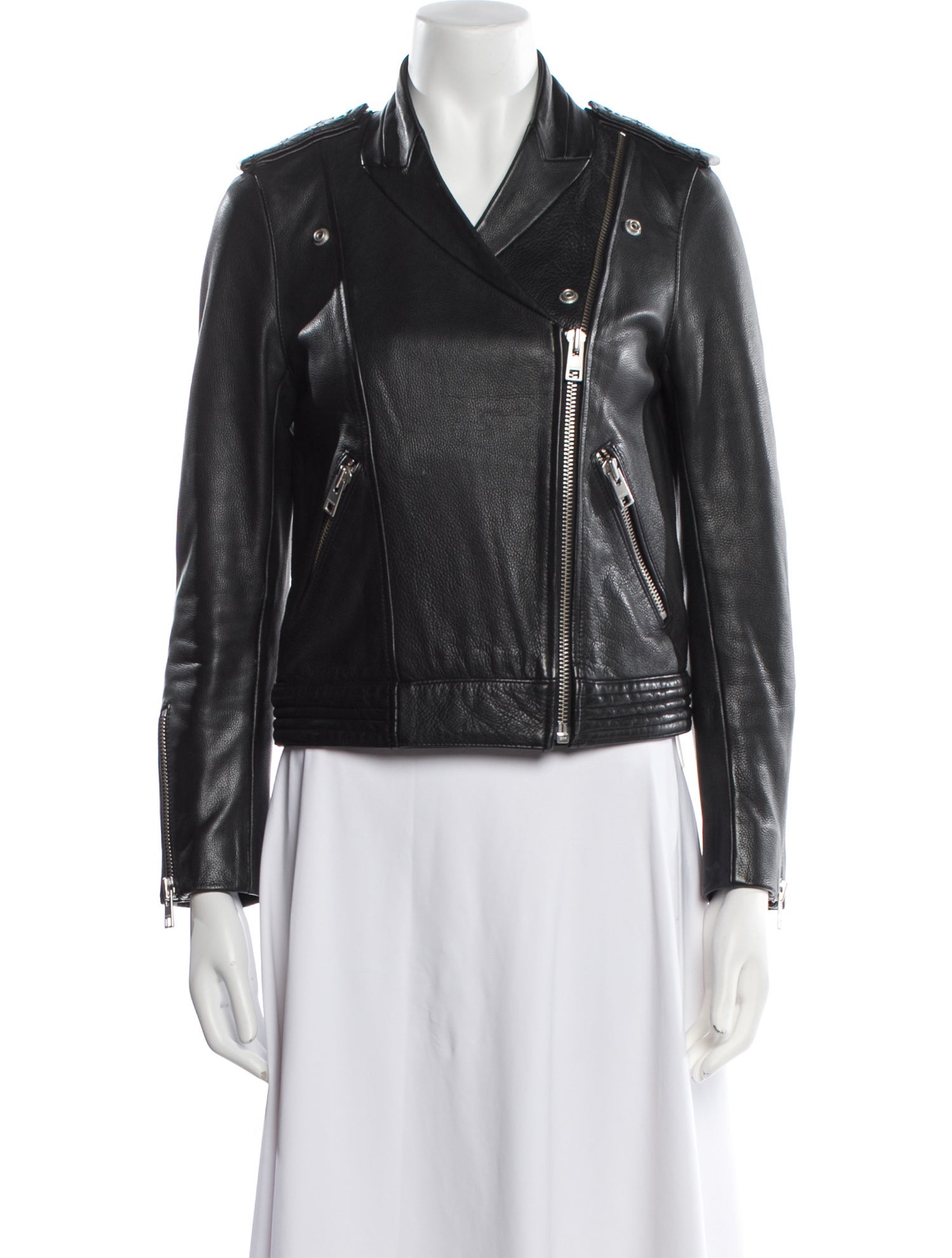 Zadig & Voltaire Leather Biker Jacket