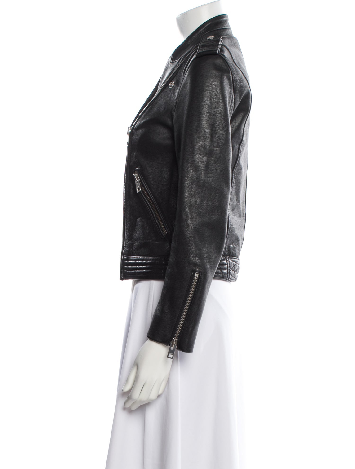 Zadig & Voltaire Leather Biker Jacket