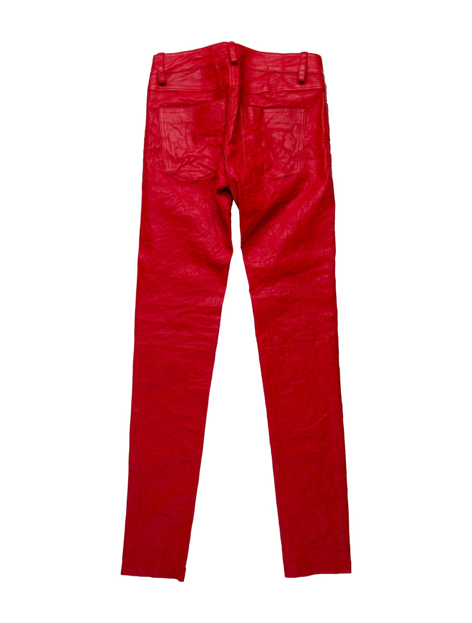 Zadig & Voltaire Lamb Leather Skinny Leg Pants