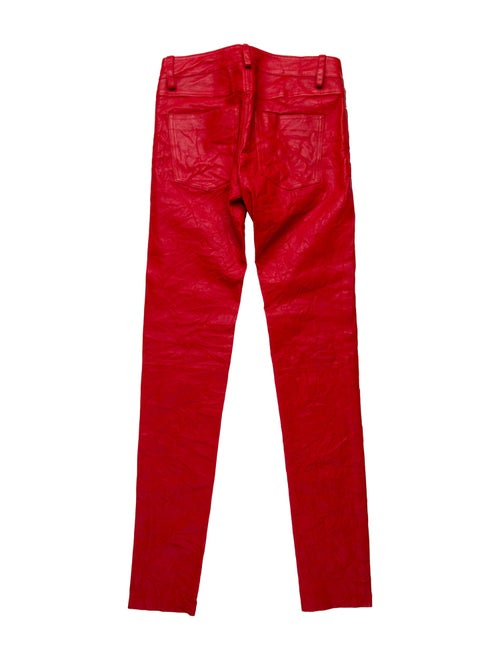 Zadig & Voltaire Lamb Leather Skinny Leg Pants