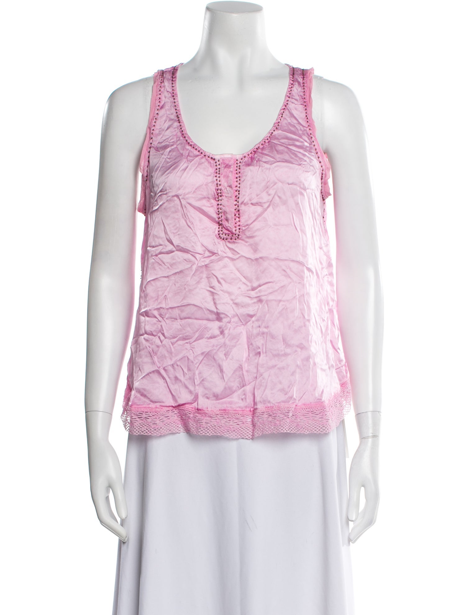 Zadig & Voltaire Scoop Neck Sleeveless Top