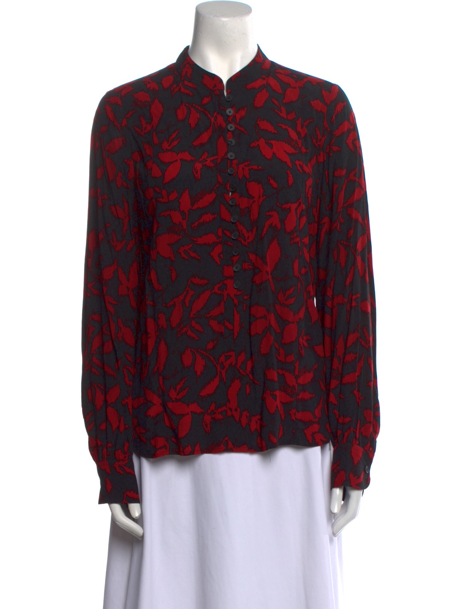 Zadig & Voltaire Silk Printed Polo