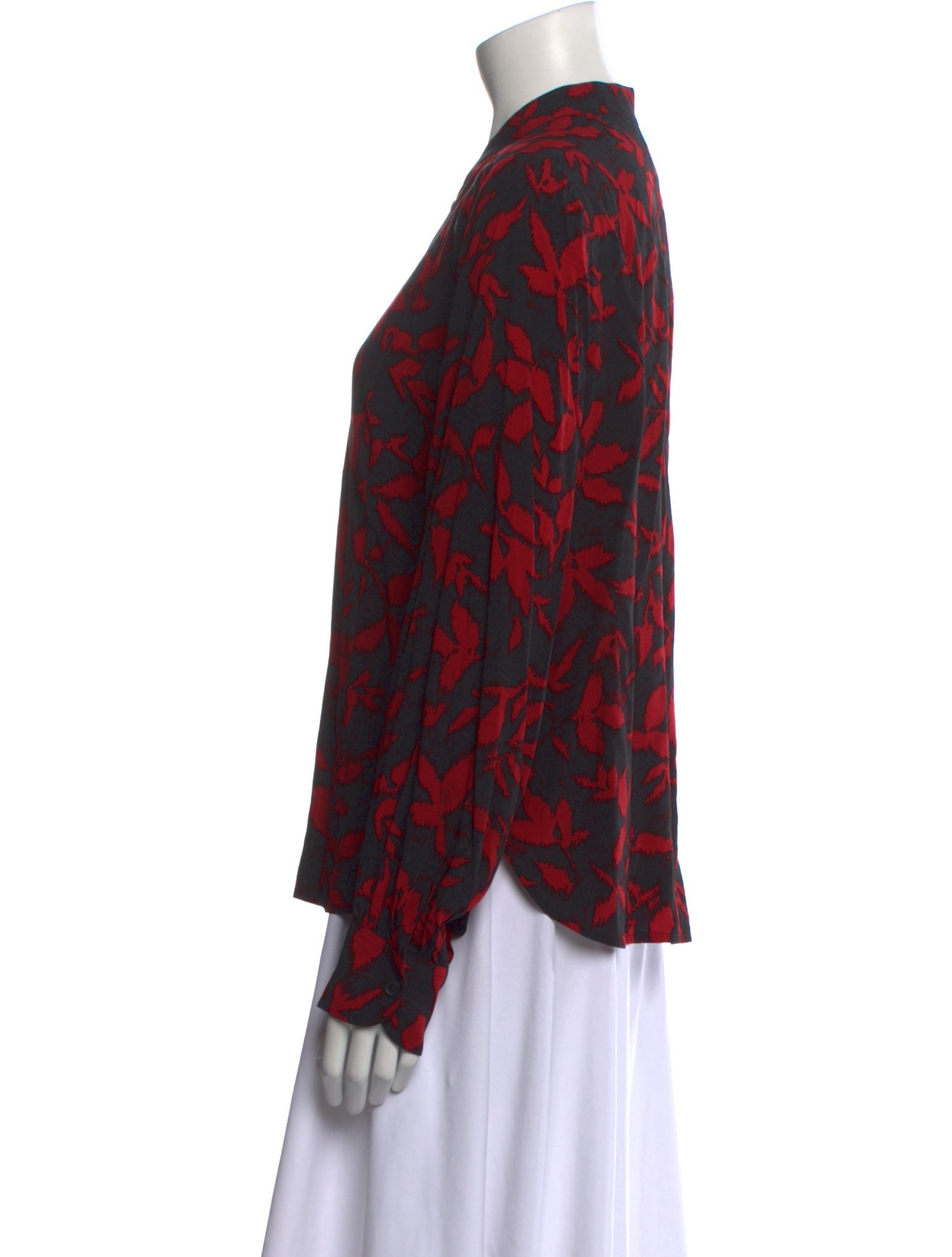 Zadig & Voltaire Silk Printed Polo