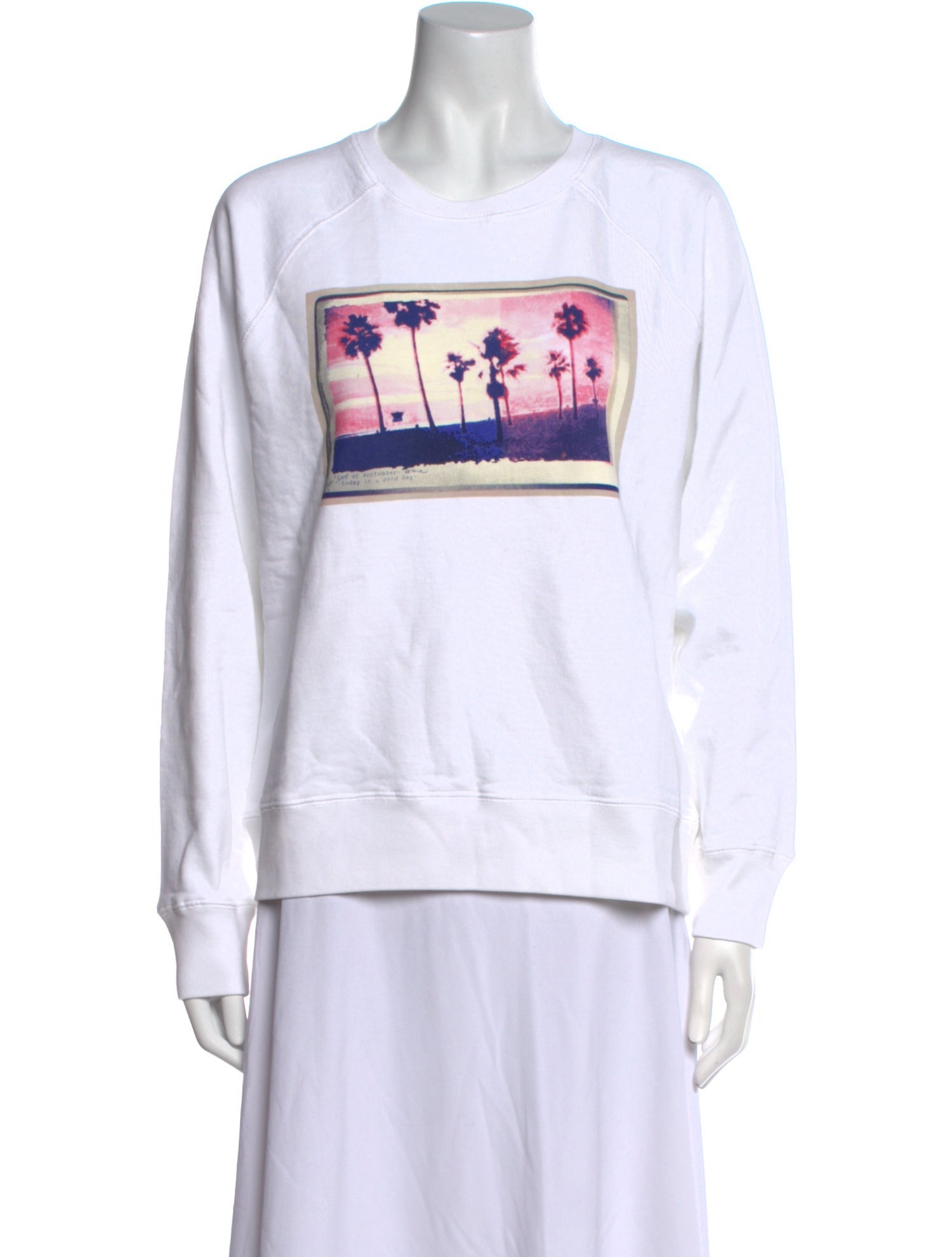 Zadig & Voltaire Graphic Print Crew Neck Sweatshirt w/ Tags