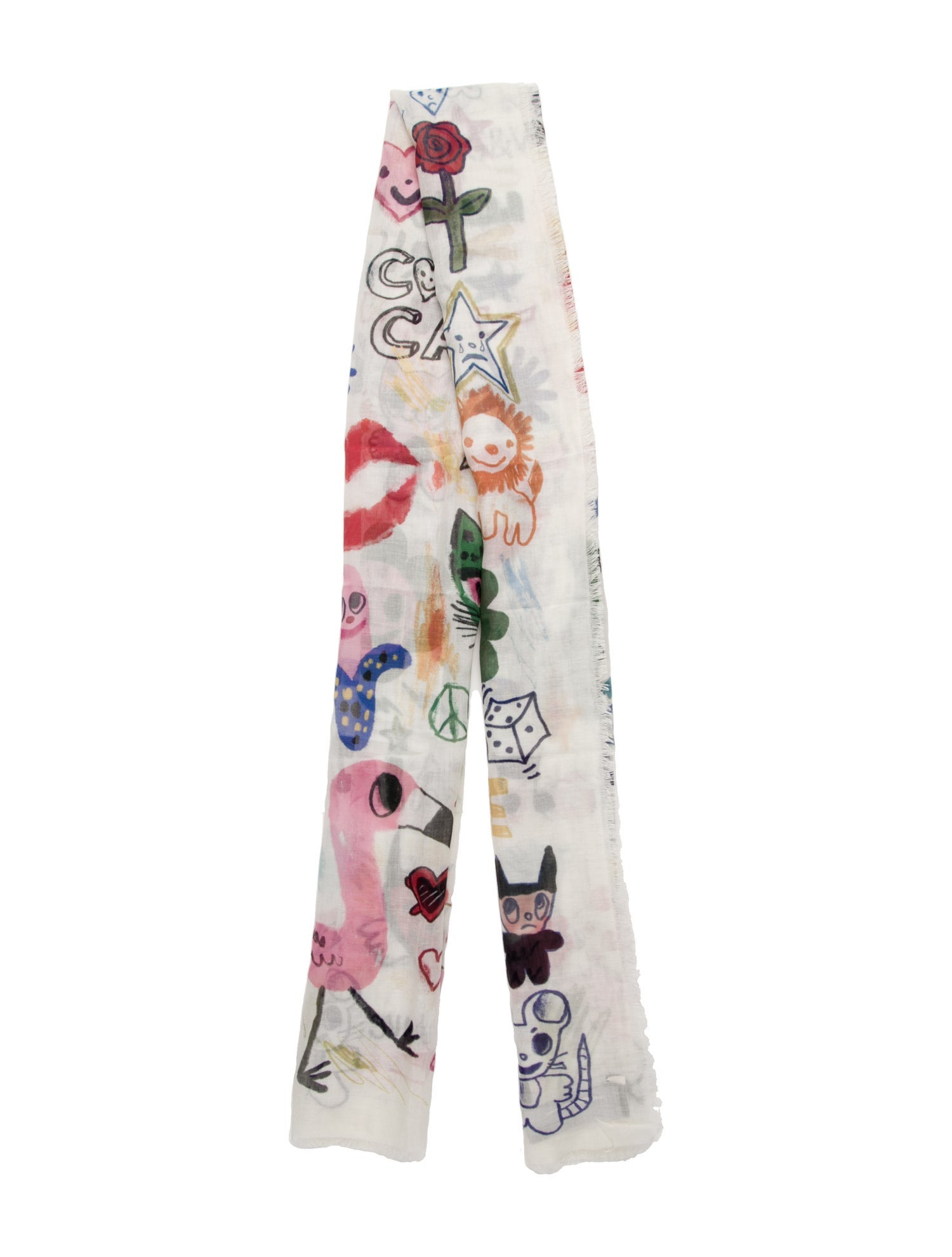Zadig & Voltaire Silk Printed Scarf w/ Tags