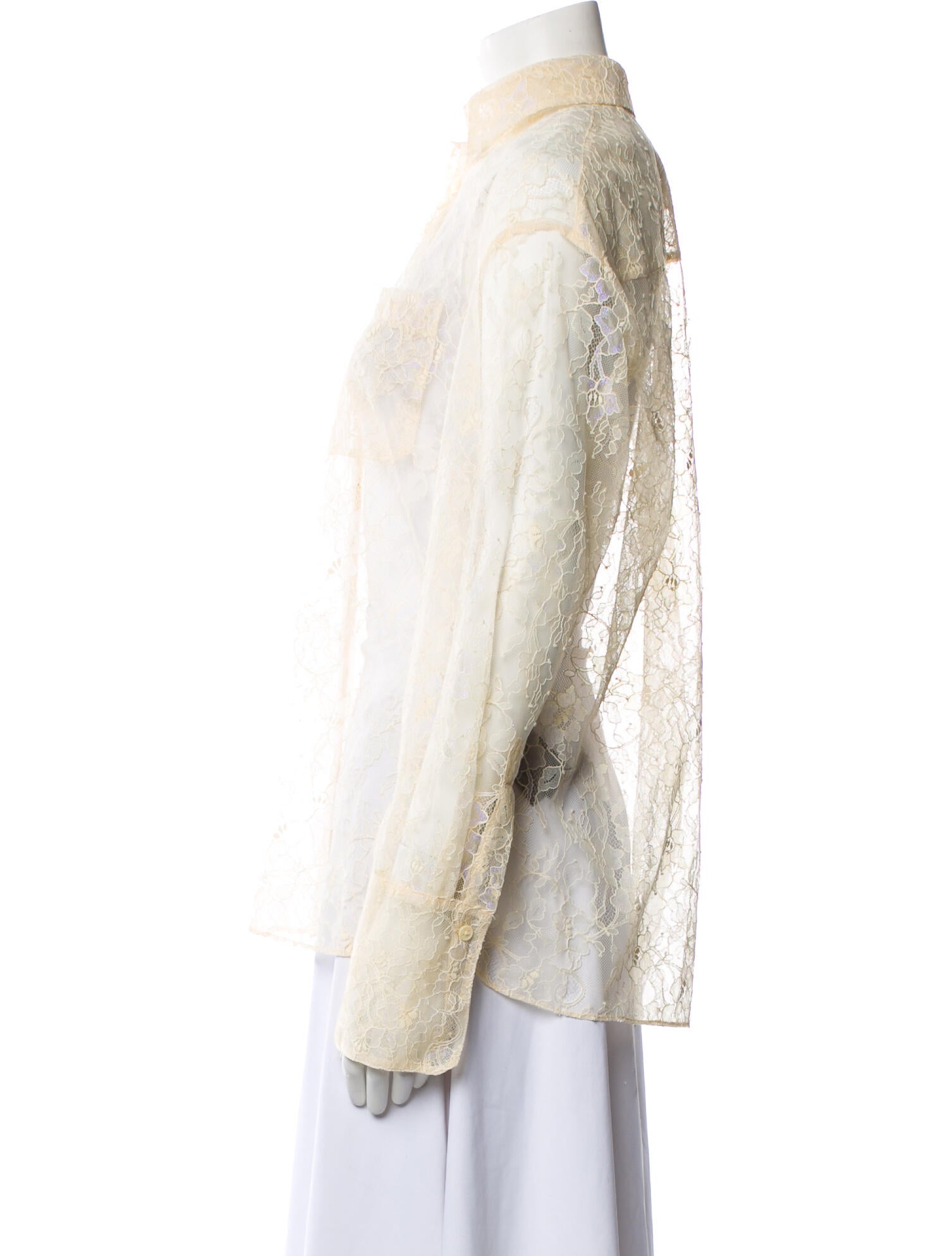 Zadig & Voltaire Floral Print Mock Neck Button-Up Top