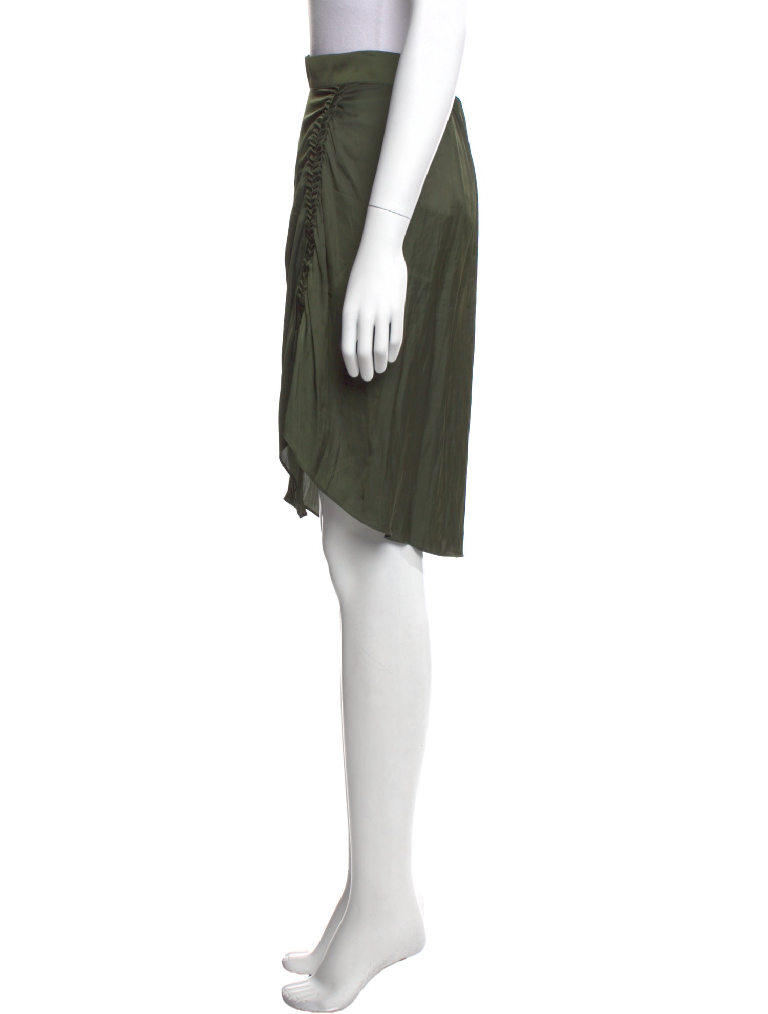 Zadig & Voltaire Pleated Accents Knee-Length Skirt