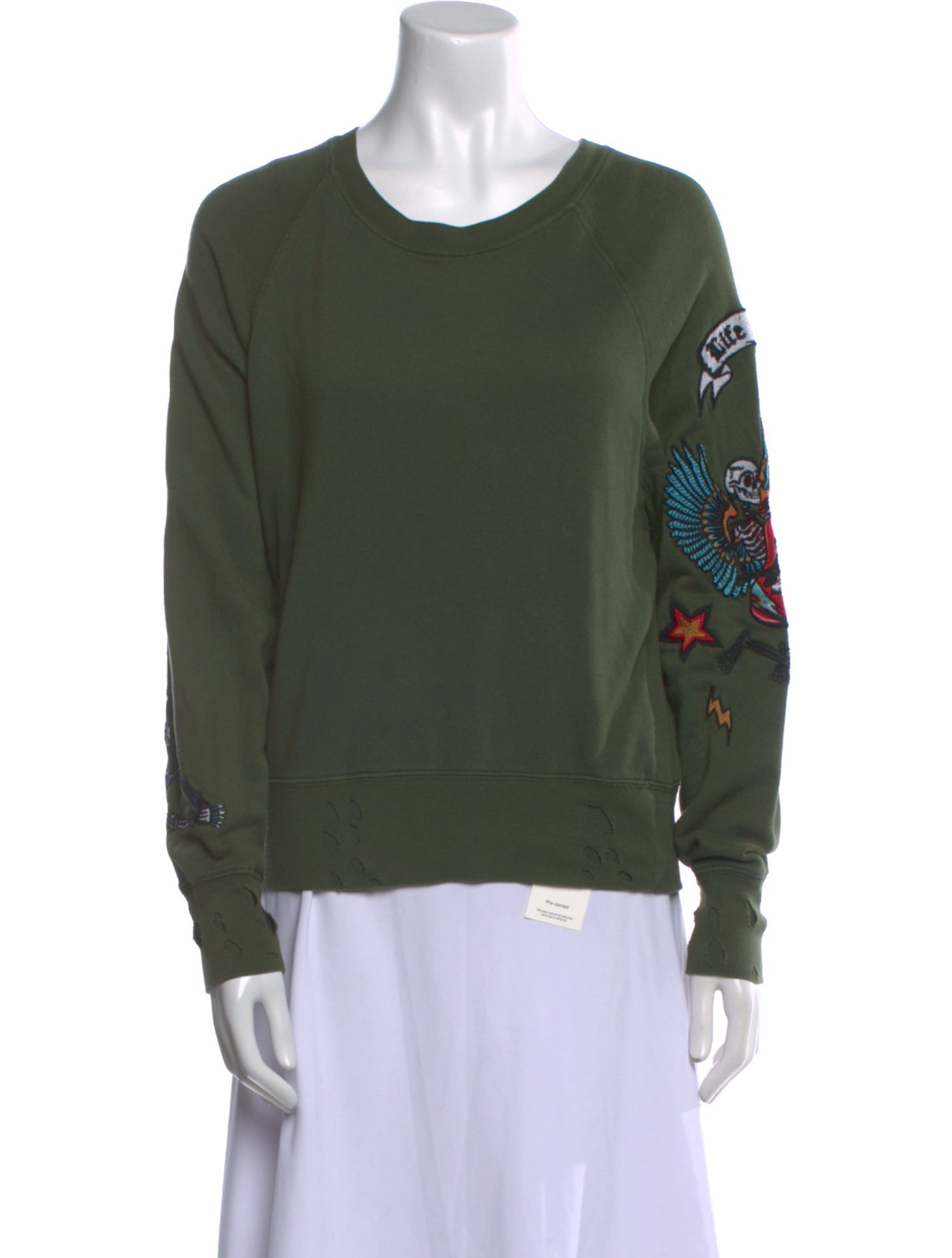 Zadig & Voltaire Graphic Print Crew Neck Sweatshirt