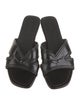 Zadig & Voltaire Leather Cutout Accent Slides