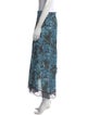 Zadig & Voltaire Floral Print Midi Length Skirt