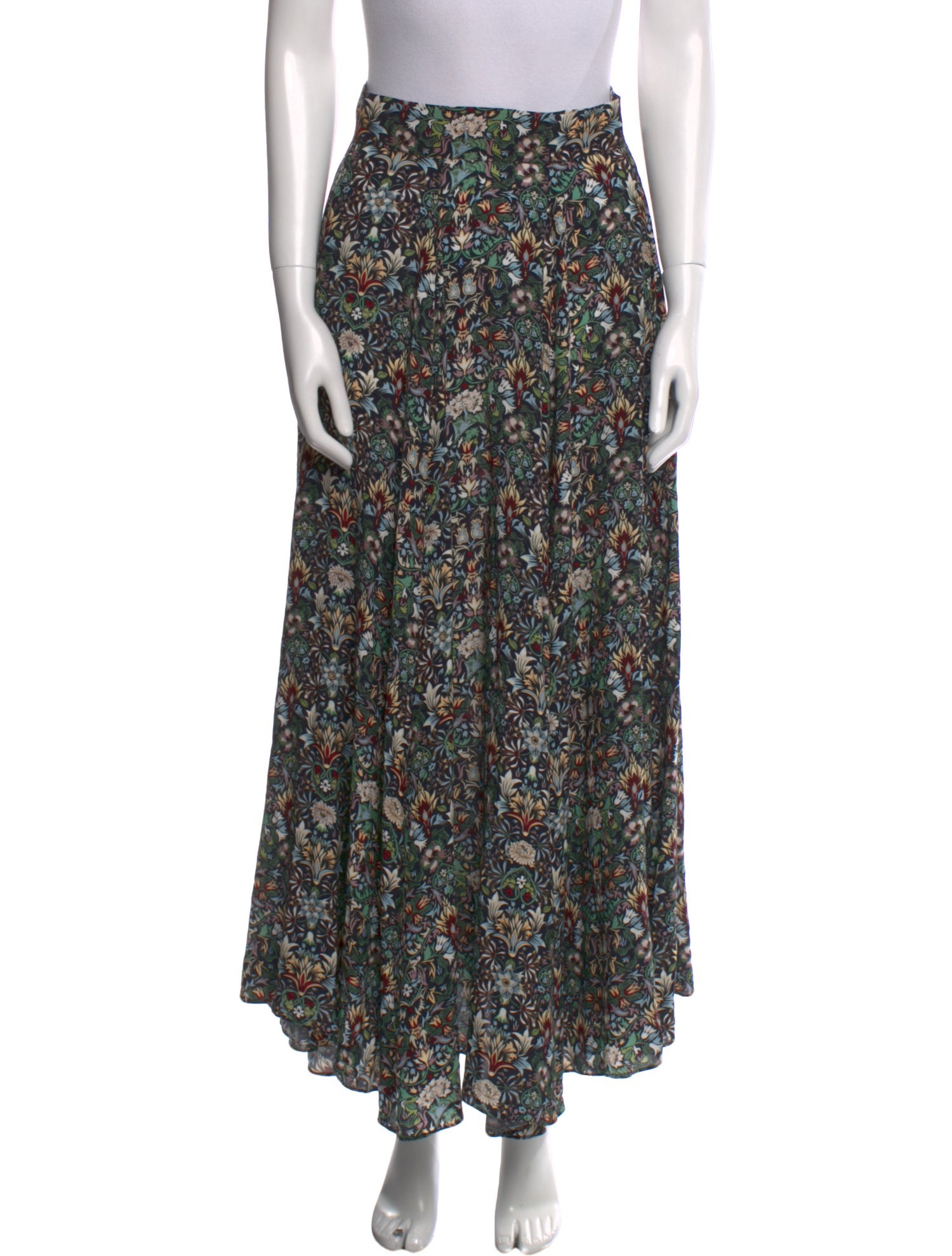 Zadig & Voltaire Floral Print Long Skirt
