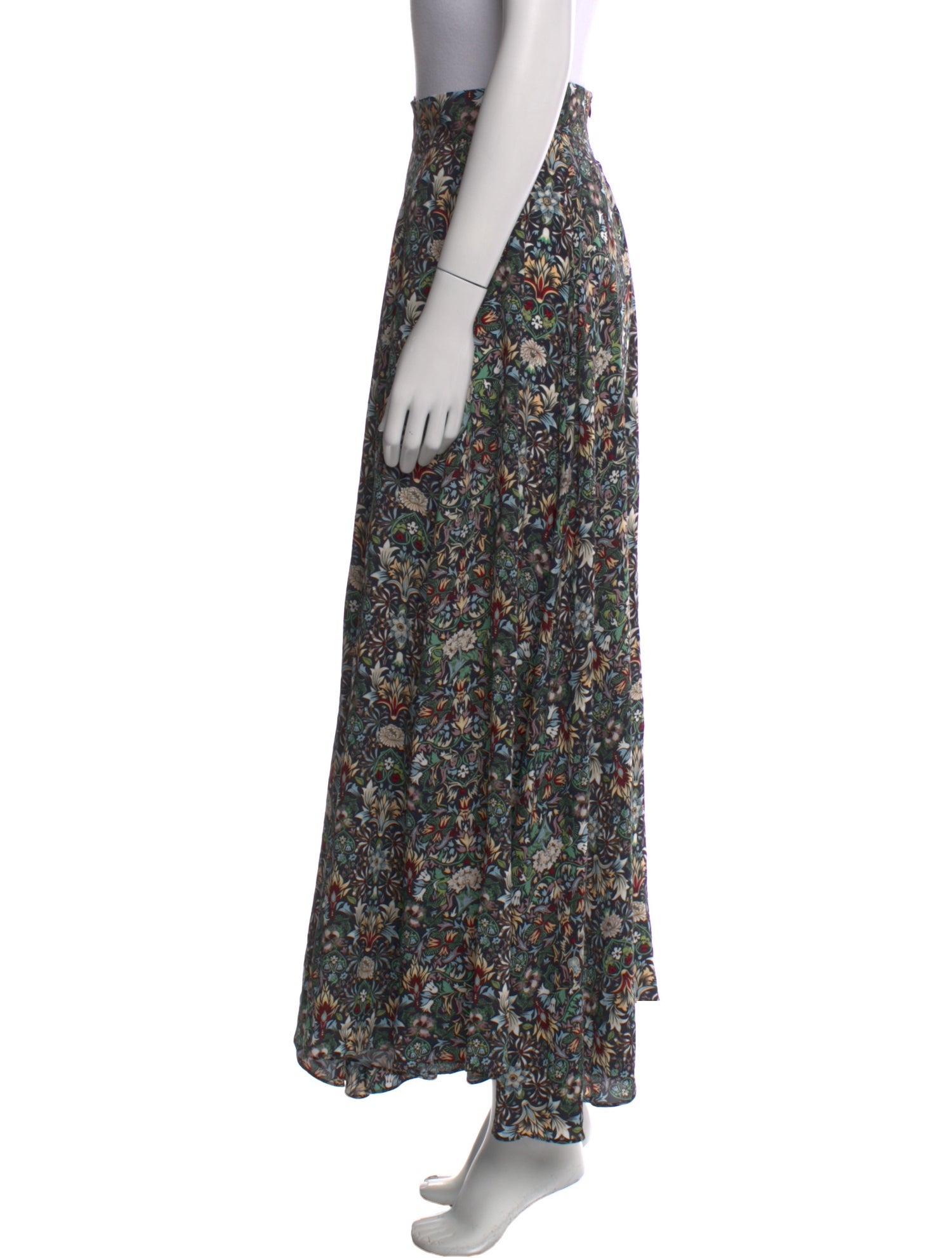 Zadig & Voltaire Floral Print Long Skirt