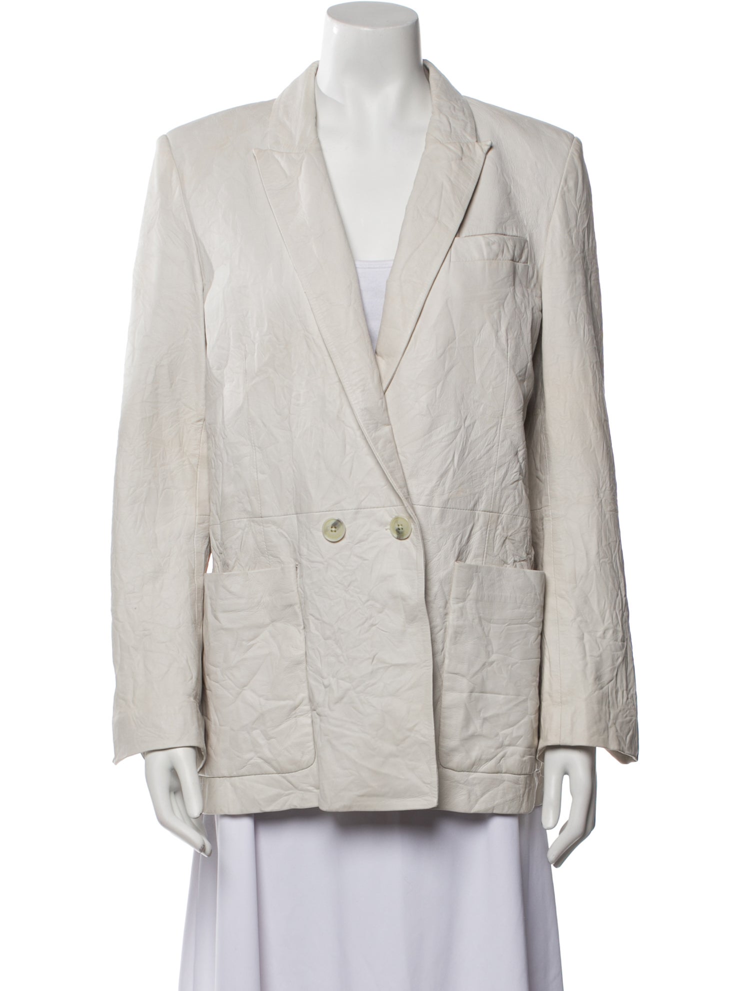 Zadig & Voltaire Lamb Leather Blazer
