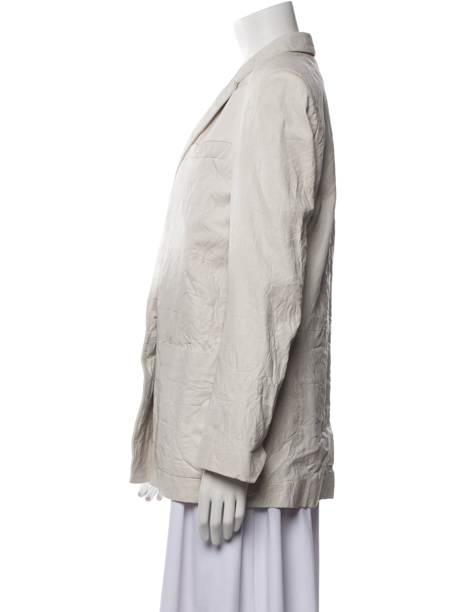 Zadig & Voltaire Lamb Leather Blazer