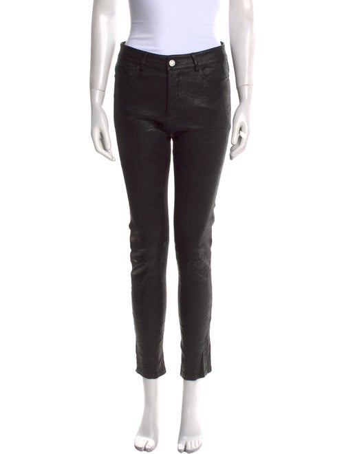 Zadig & Voltaire Lamb Leather Skinny Leg Pants