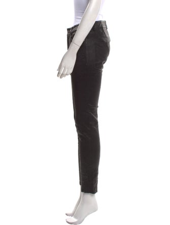 Zadig & Voltaire Lamb Leather Skinny Leg Pants