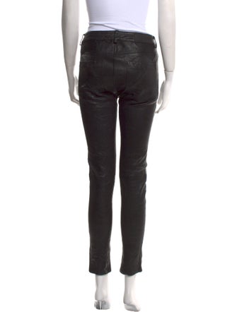 Zadig & Voltaire Lamb Leather Skinny Leg Pants