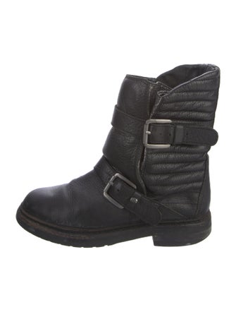 Zadig & Voltaire Leather Moto Boots