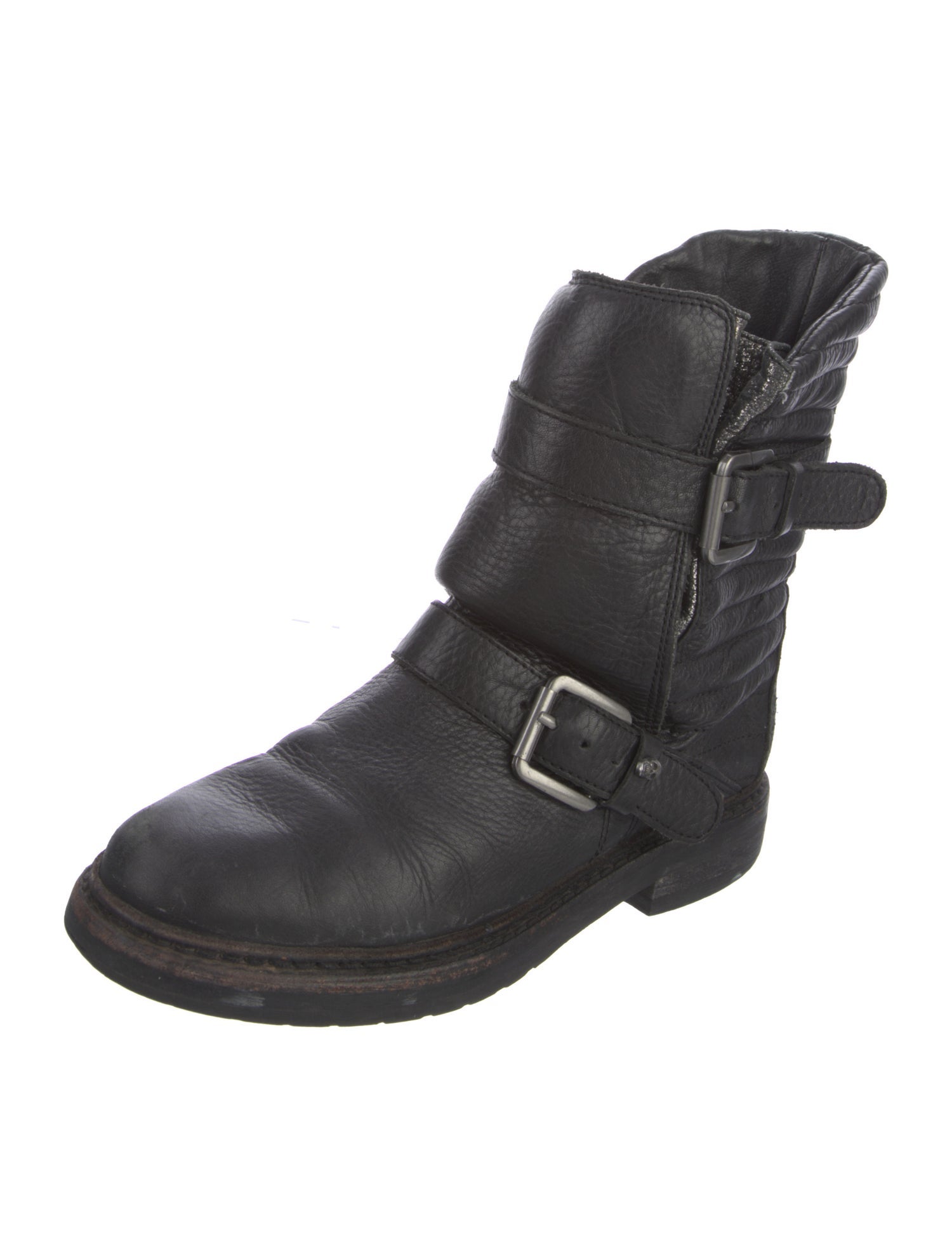 Zadig & Voltaire Leather Moto Boots