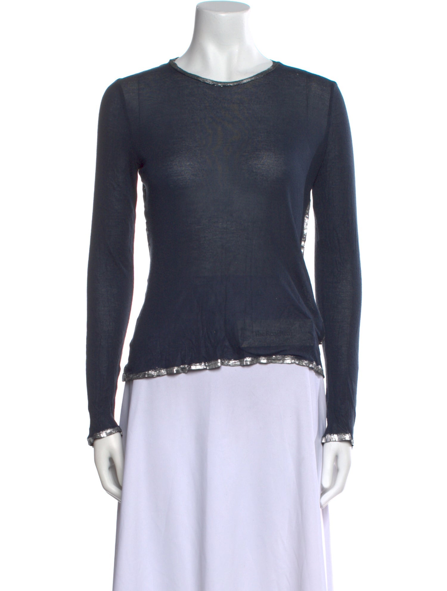 Zadig & Voltaire Crew Neck Long Sleeve Top