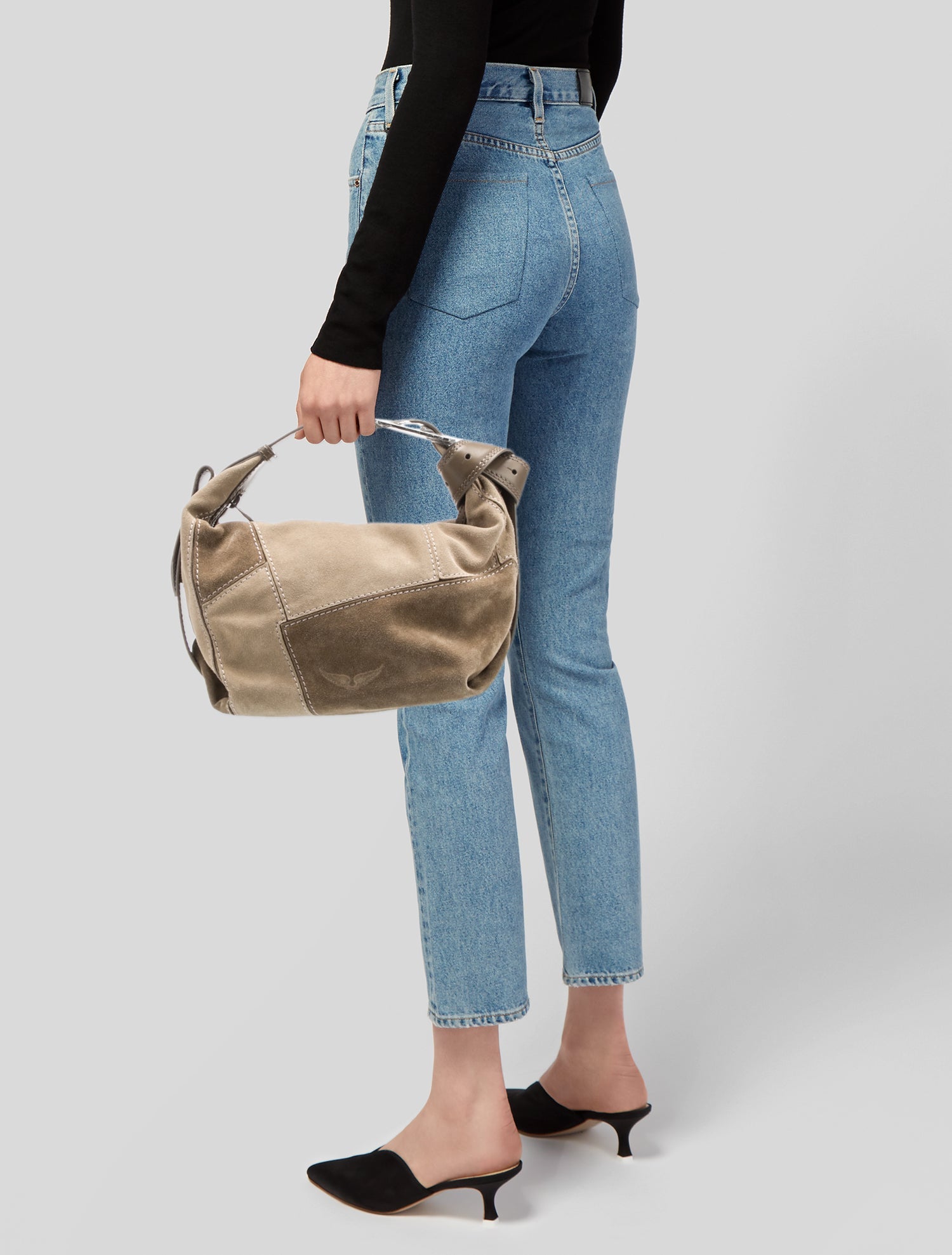 Zadig & Voltaire Suede Shoulder Bag