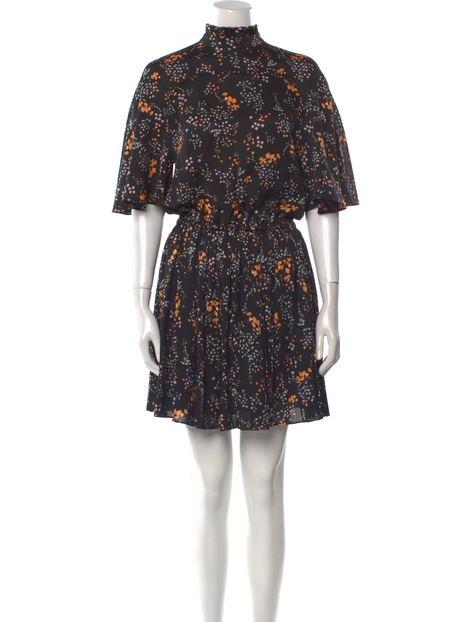 Zadig & Voltaire Floral Print Mini Dress