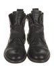 Zadig & Voltaire Leather Combat Boots