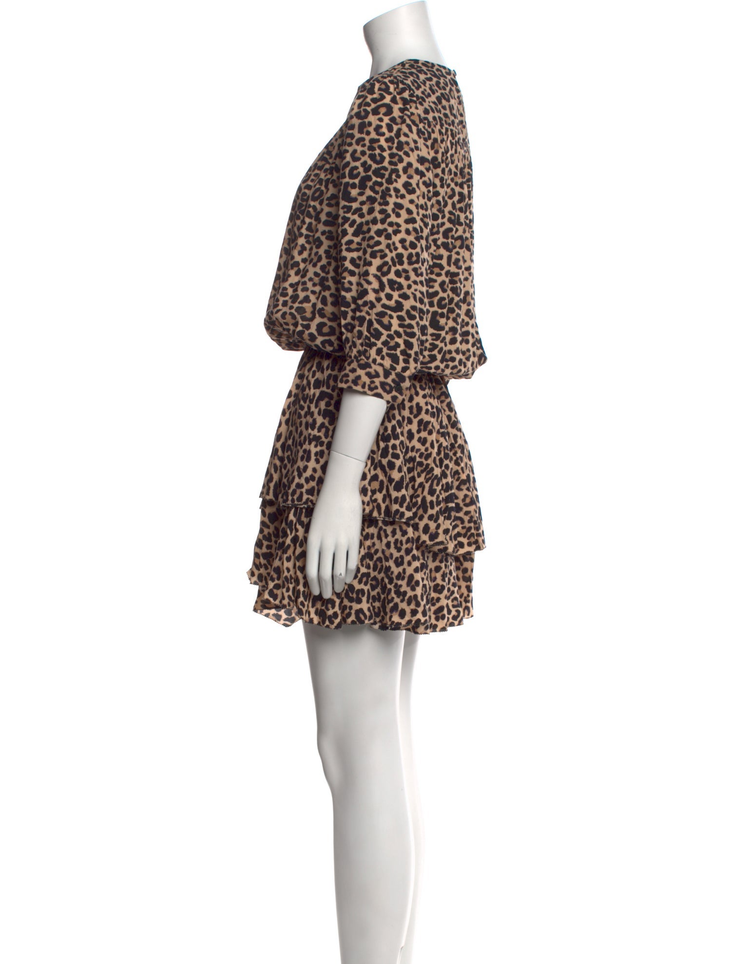 Zadig & Voltaire Animal Print Mini Dress
