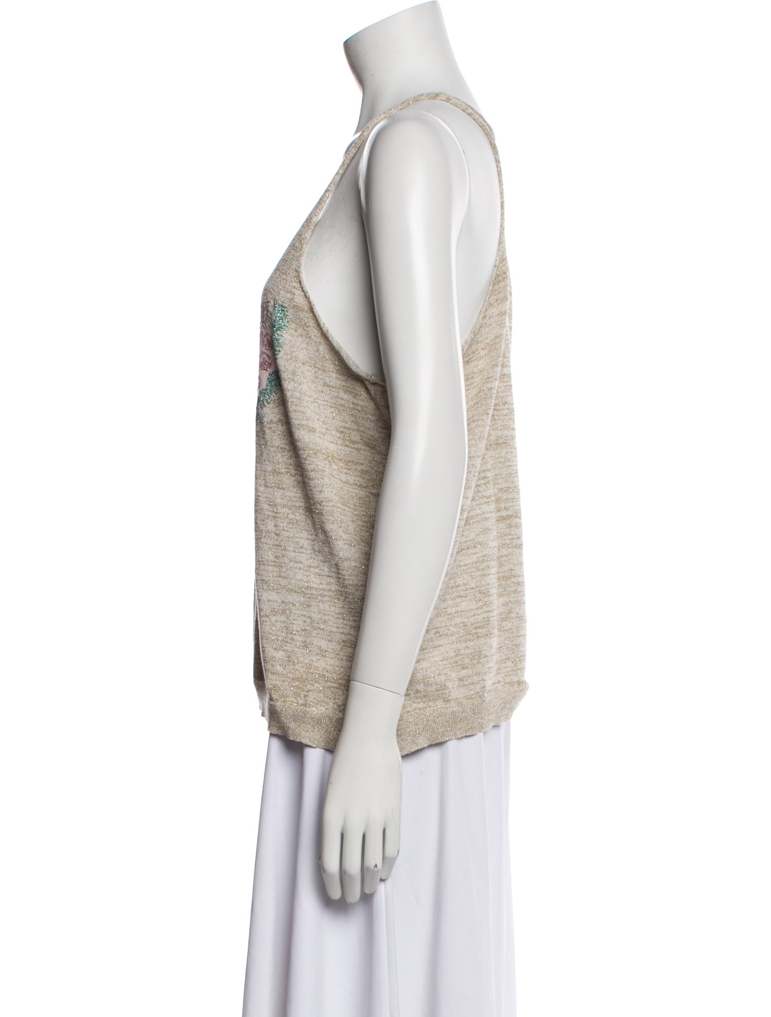 Zadig & Voltaire Graphic Print Scoop Neck Top