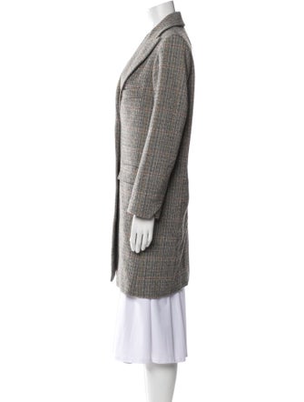 Zadig & Voltaire Wool Tweed Pattern Coat