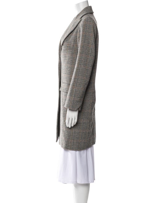 Zadig & Voltaire Wool Tweed Pattern Coat