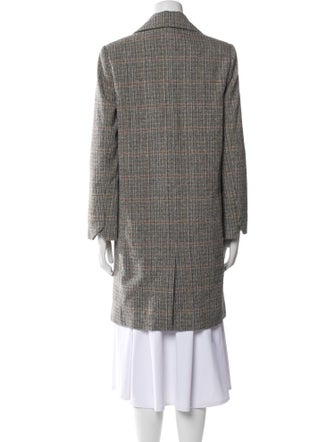 Zadig & Voltaire Wool Tweed Pattern Coat