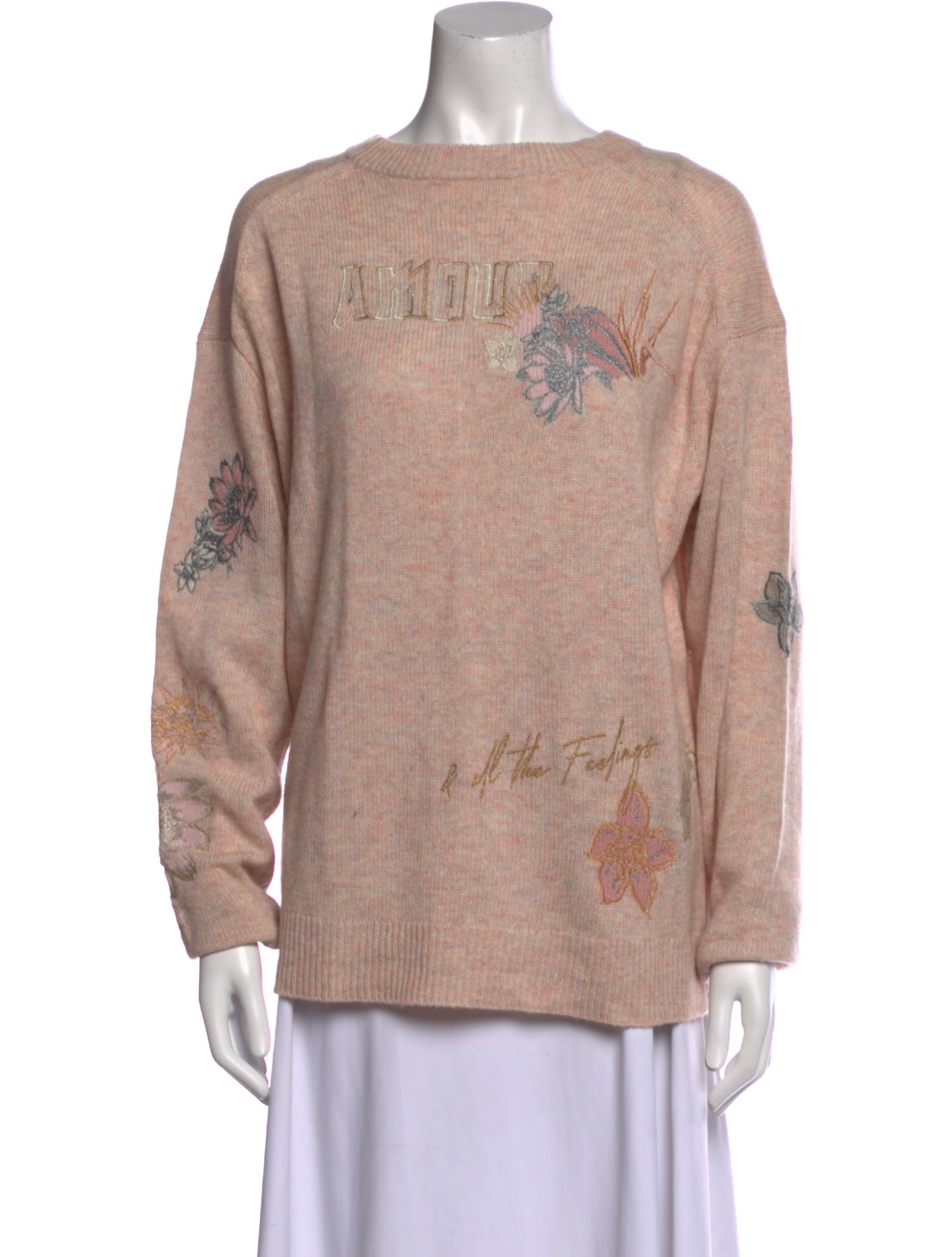 Zadig & Voltaire Cashmere Graphic Print Sweater