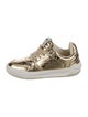 Zadig & Voltaire Leather Colorblock Pattern Sneakers