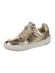 Zadig & Voltaire Leather Colorblock Pattern Sneakers