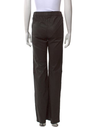 Zadig & Voltaire Lamb Leather Wide Leg Pants