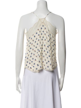 Zadig & Voltaire Printed V-Neck Top