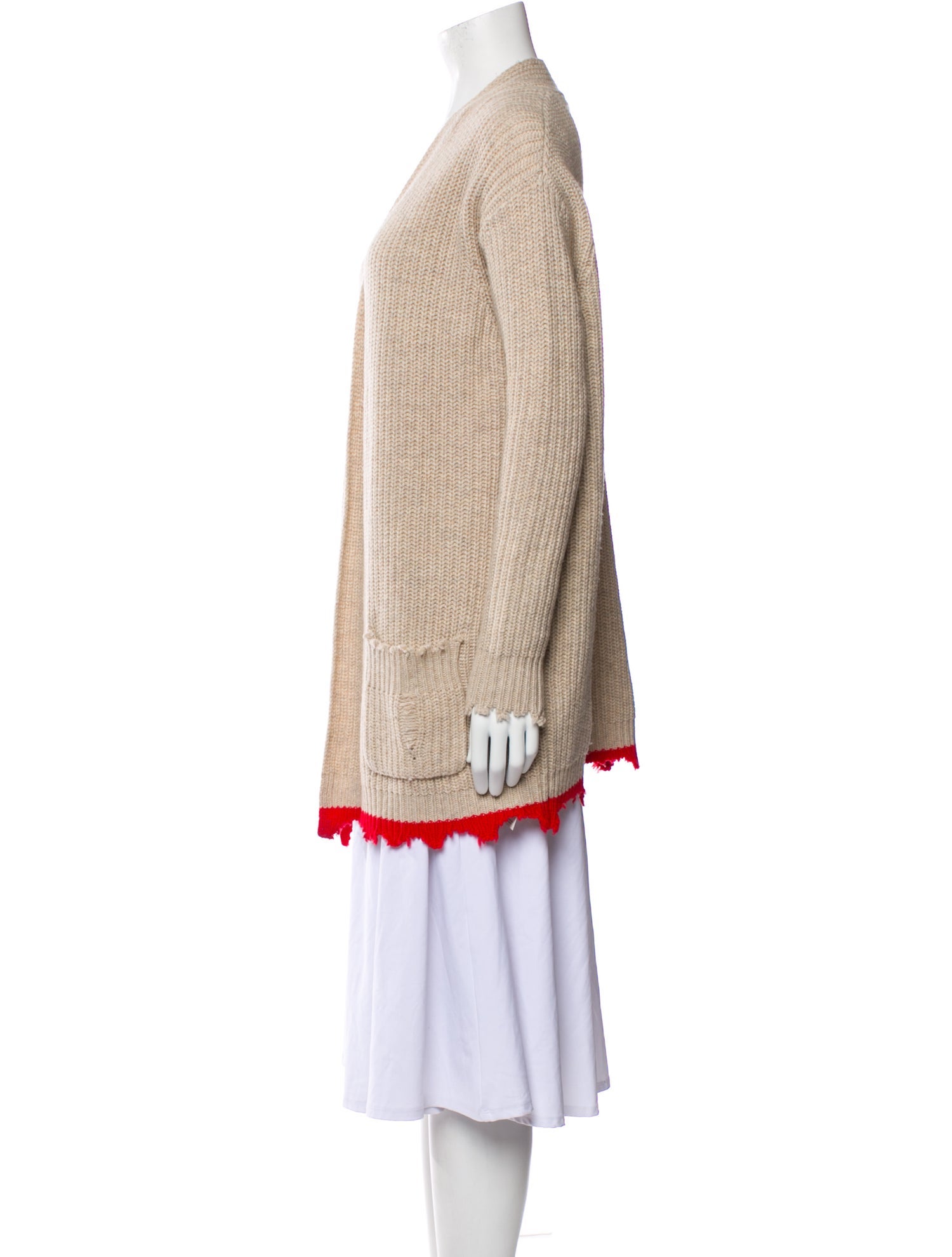 Zadig & Voltaire Wool Colorblock Pattern Sweater