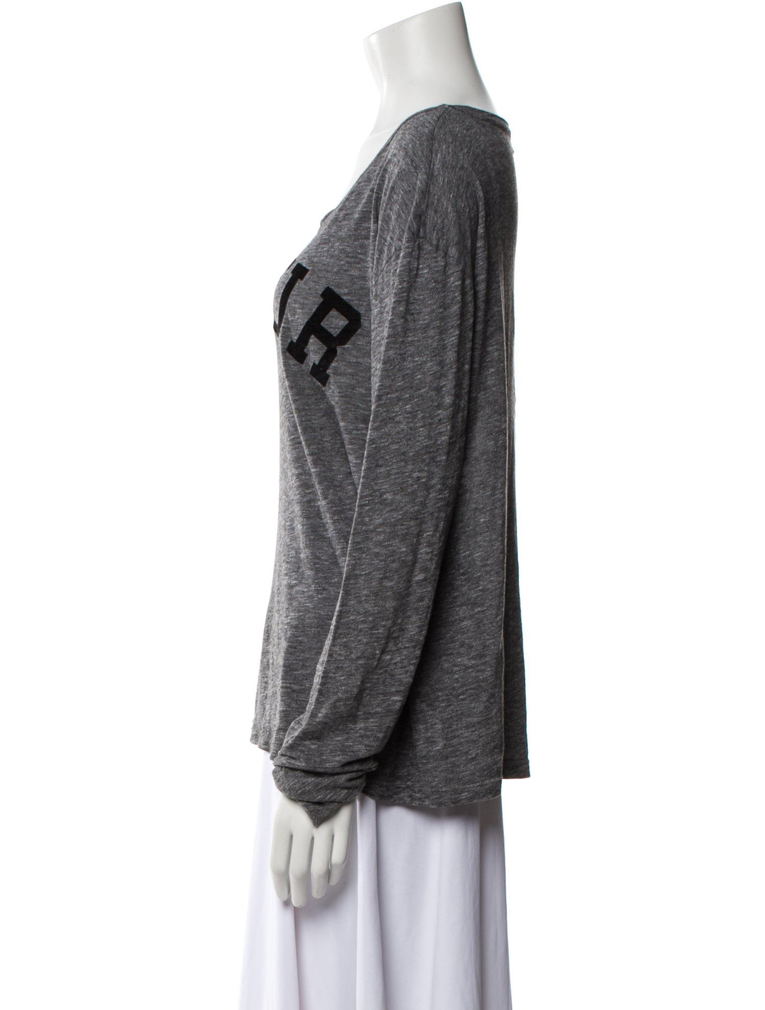 Zadig & Voltaire Graphic Print Scoop Neck Sweatshirt