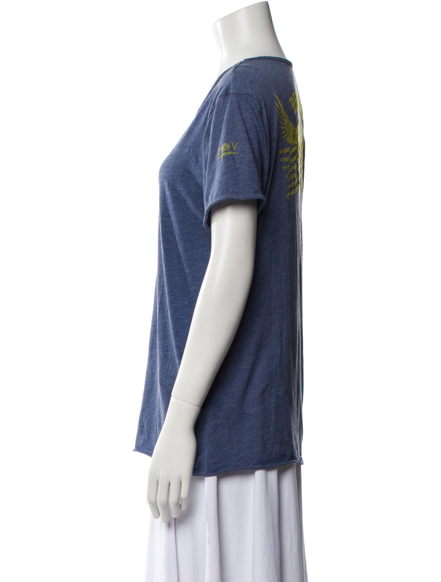 Zadig & Voltaire V-Neck Short Sleeve T-Shirt