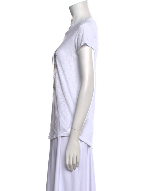 Zadig & Voltaire Graphic Print Crew Neck T-Shirt