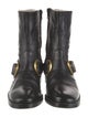 Zadig & Voltaire Leather Moto Boots
