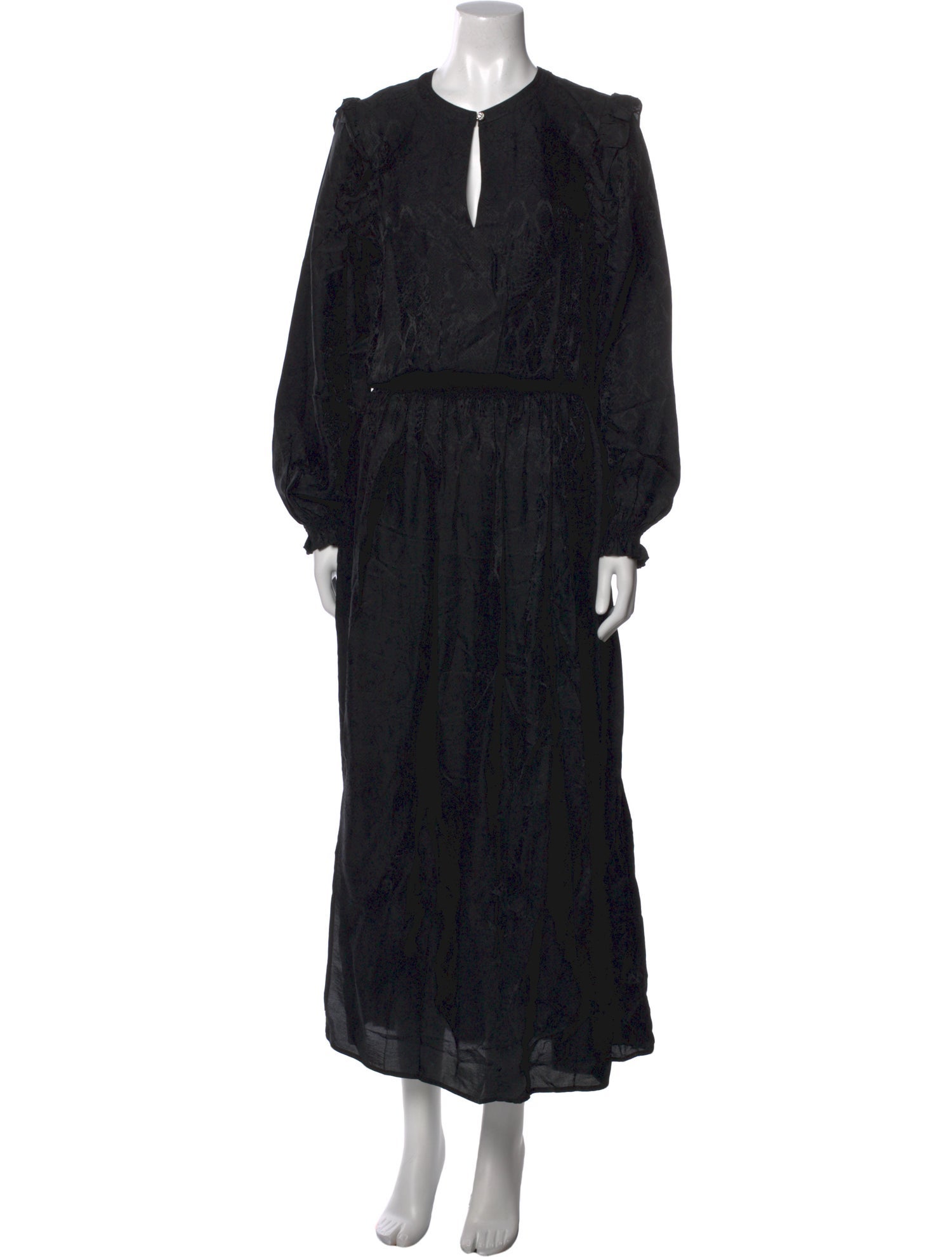 Zadig & Voltaire Lace Pattern Long Dress