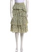 Zadig & Voltaire Floral Print Knee-Length Skirt